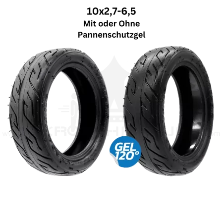 escooter tubeless reifen 10x2,7-6.5 mit oder ohne pannenschutzgel passend für VMAX