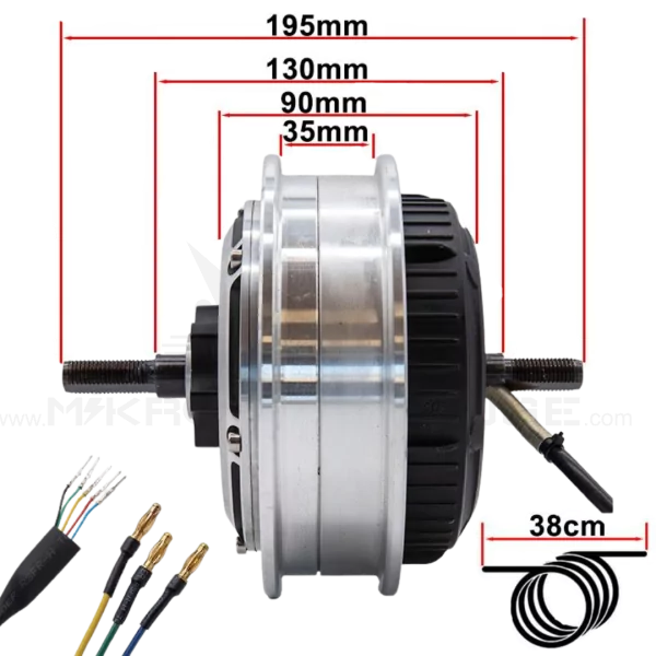 Kaabo Mantis Heckmotor Engine Motor mit 1500W und 60V für volle Power jederzeit