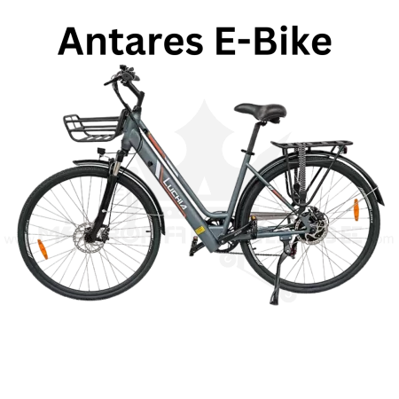 ANTARES EBIKE GREEN Elektrisches Fahrrad 25km/h 50km Reichweite