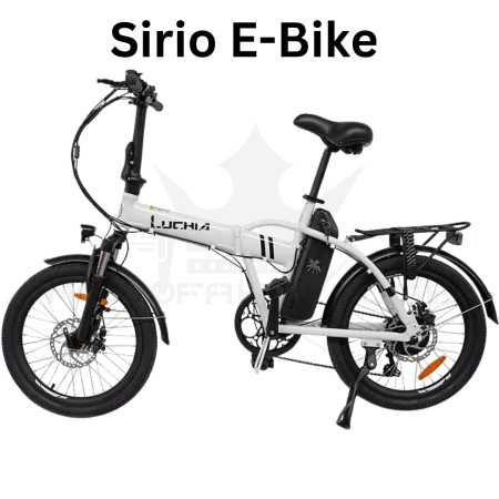 SIRIO EBIKE KLAPPBAR Elektrisches Fahrrad 25km/h 50km Reichweite