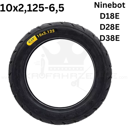 10x2,125-6,5 NInebot Luftreifen Tyre Tire Ersatreifen E-scooter