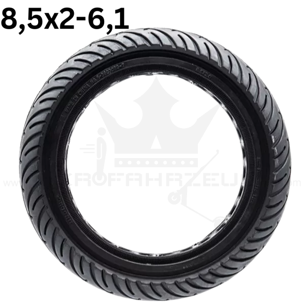 NEDONG 8,5x2-6,1 honeycomb Black line Ersatzreifen Escooter Wheel Tire Solid Vollgummi