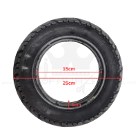 TOUVT 10x3 Solid Pannensicherer Reifen IO HAWK VSETT Abmessungen