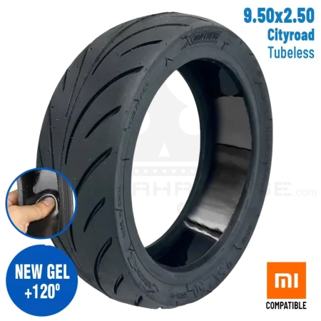 Tubeless schlauchloser GEl Reifen Pannensicher Xiaomi 9,5x2,5 CITYROAD straßenreifen Tire Tyre Ersatzreifen Rad