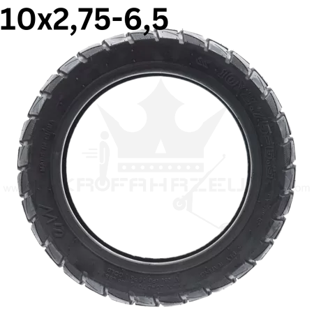 Tubeless tire Offroad 10x2,75-6,5 Mantel Reifen Escooter Gyrosmart