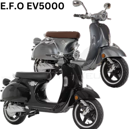 E.F.O EV5000 Elektroroller 90km/h 100km Reichweite E-Scooter 72V 52Ah