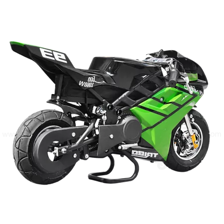 Nitro Motors Tribo 1060W Eco Pocketbike (versch. Farben) Kinder Motorrad E-bike grün