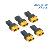 XT30-Stecker-auf-XT60-Buchse-Adapter-fuer-Akku-und-Controller-5-Paar-Pack