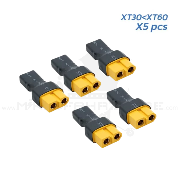 XT30-Stecker-auf-XT60-Buchse-Adapter-fuer-Akku-und-Controller-5-Paar-Pack