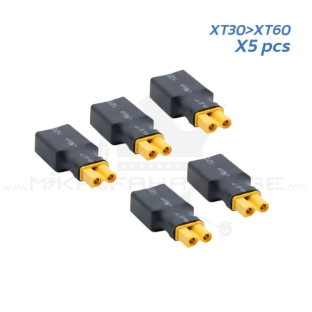 XT60 Stecker auf XT30 Buchse Adapter für Akku und Controller ( 5-Paar-Pack)