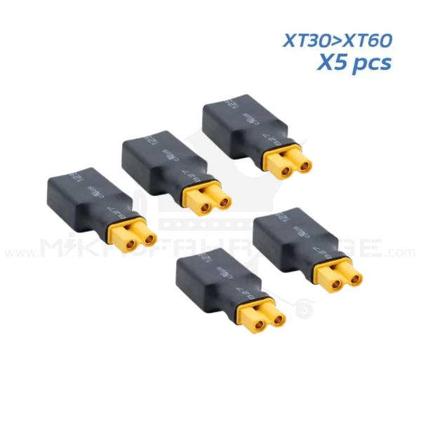 XT60 Stecker auf XT30 Buchse Adapter für Akku und Controller ( 5-Paar-Pack)