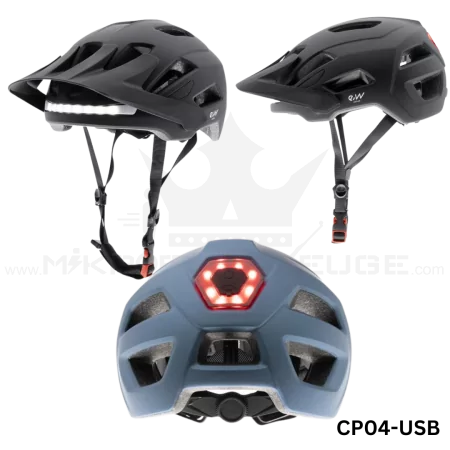 E Scooter - E-bike Helm mit Licht