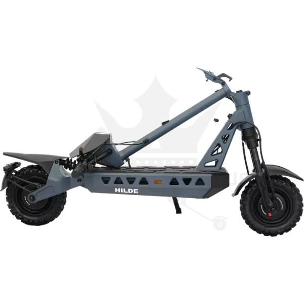 Der TRITTBRETT Hilde – The Beast E-Scooter mit kraftvollen Dual Motoren, robustem Design und flexiblen Antriebsoptionen. Ein Hochleistungs-E-Scooter mit bis zu 45 km Reichweite und Samsung Schnelllade-Akku für maximale Power und ungebremsten Fahrspaß.