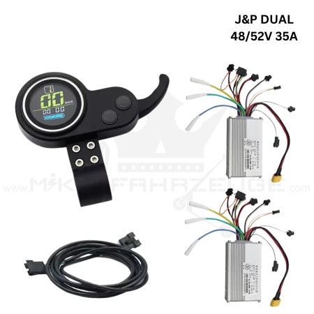 J&P Steuergerät / Motor Controller Dualmotor 48/52V 35A – Einzelkomponente oder Komplettset mit Display und Mainwire für maximale Leistung.