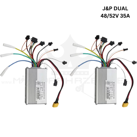 J&P Steuergerät / Motor Controller Dualmotor 48/52V 35A – Einzelkomponente oder Komplettset mit Display und Mainwire für maximale Leistung.