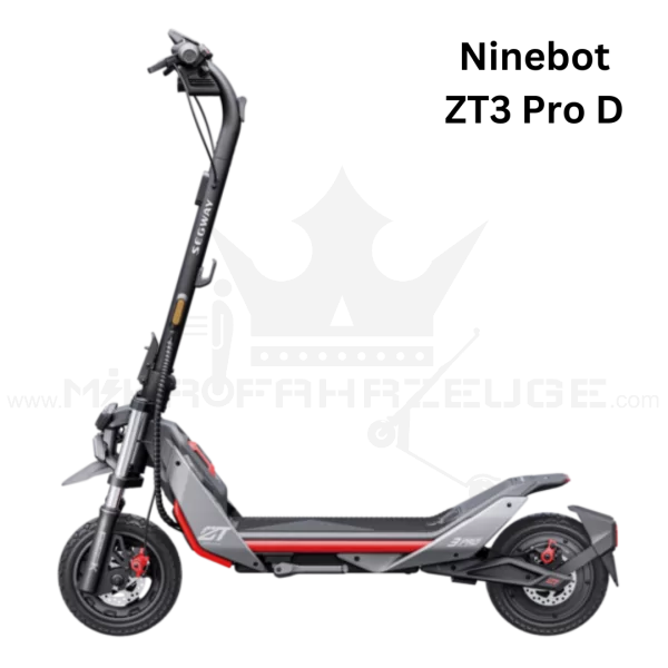 Segway-Ninebot ZT3 Pro D – Robuster All-Terrain E-Scooter mit leistungsstarkem Motor und fortschrittlicher Federung für ein unvergleichliches Fahrerlebnis.